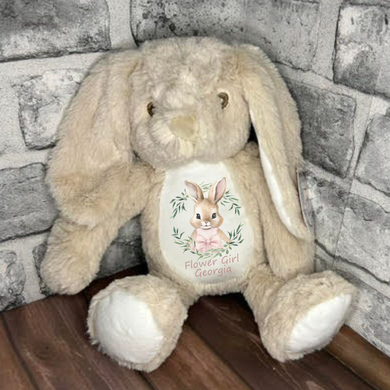 Personalised Flower Girl Bunny