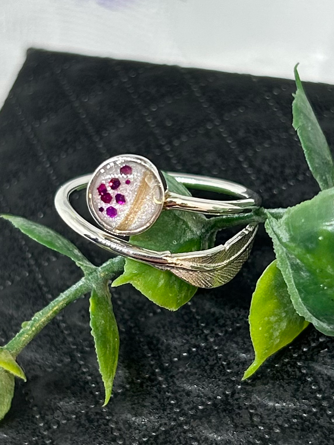 Feather Keepsake Ring
