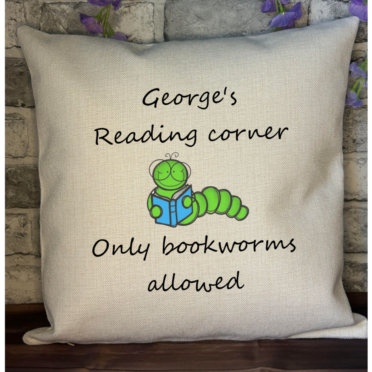 Personalised Reading Corner Cushion