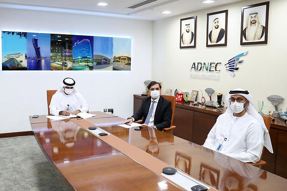 FEBRUARY 15, 2021 - ADNEC and Expo Tel Aviv Sign Strategic Memorandum of Understanding