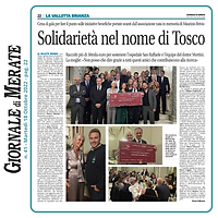 Solidarietà nel nome di Tosco