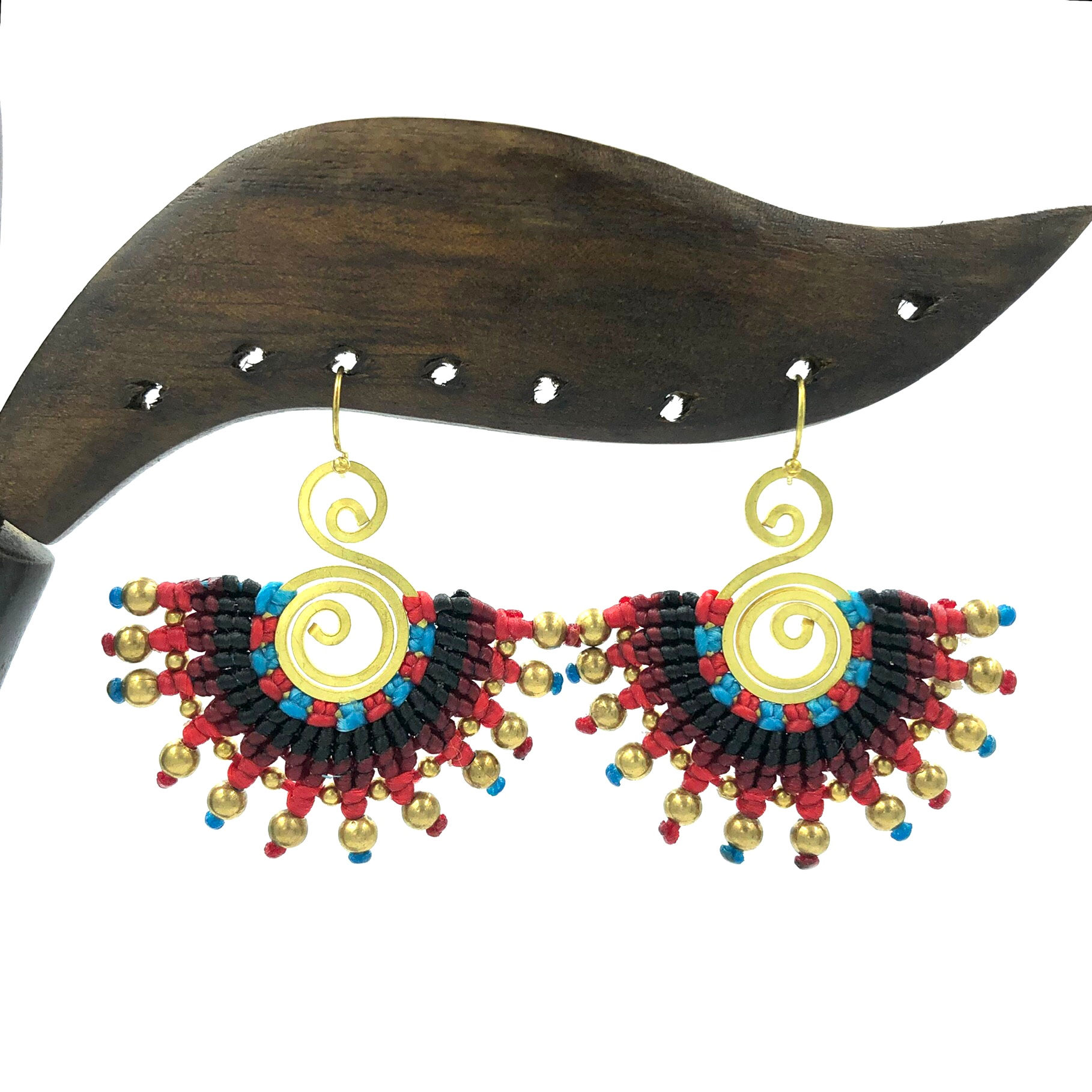 Pendientes macramé-80