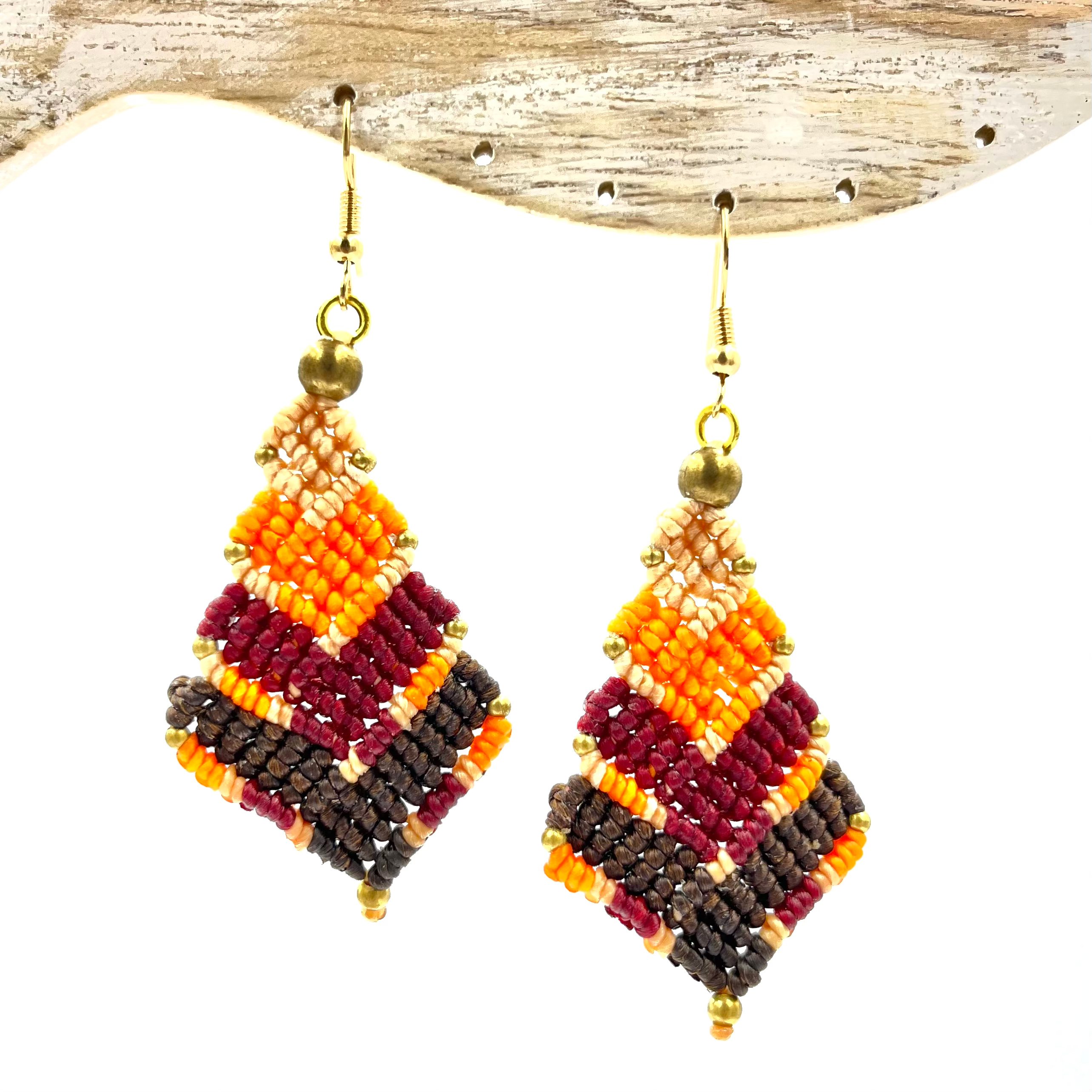 Pendientes macramé-76