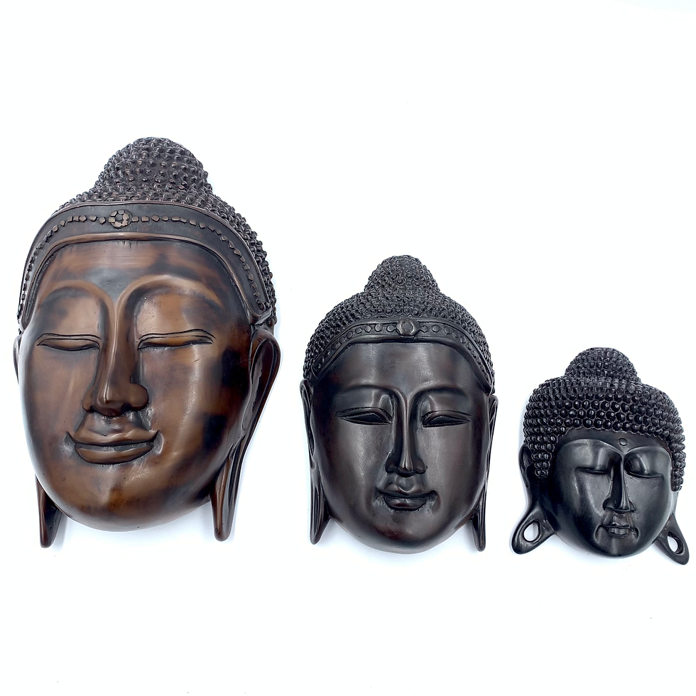 Miniatura: Máscara Buda resina mediana 