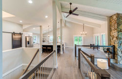 Railings with stainless spindles