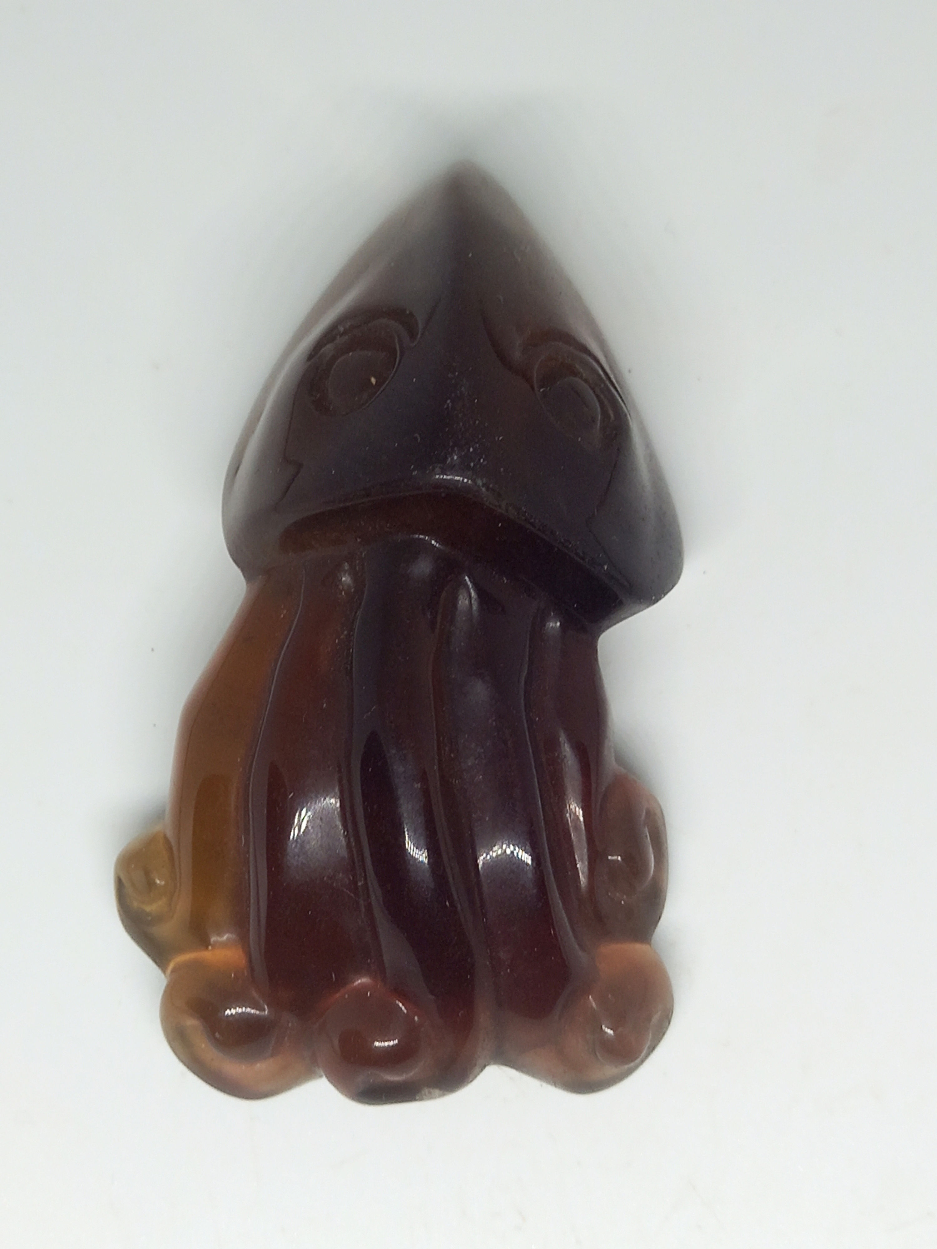 Fluorite seiche sculptée 8.2cm