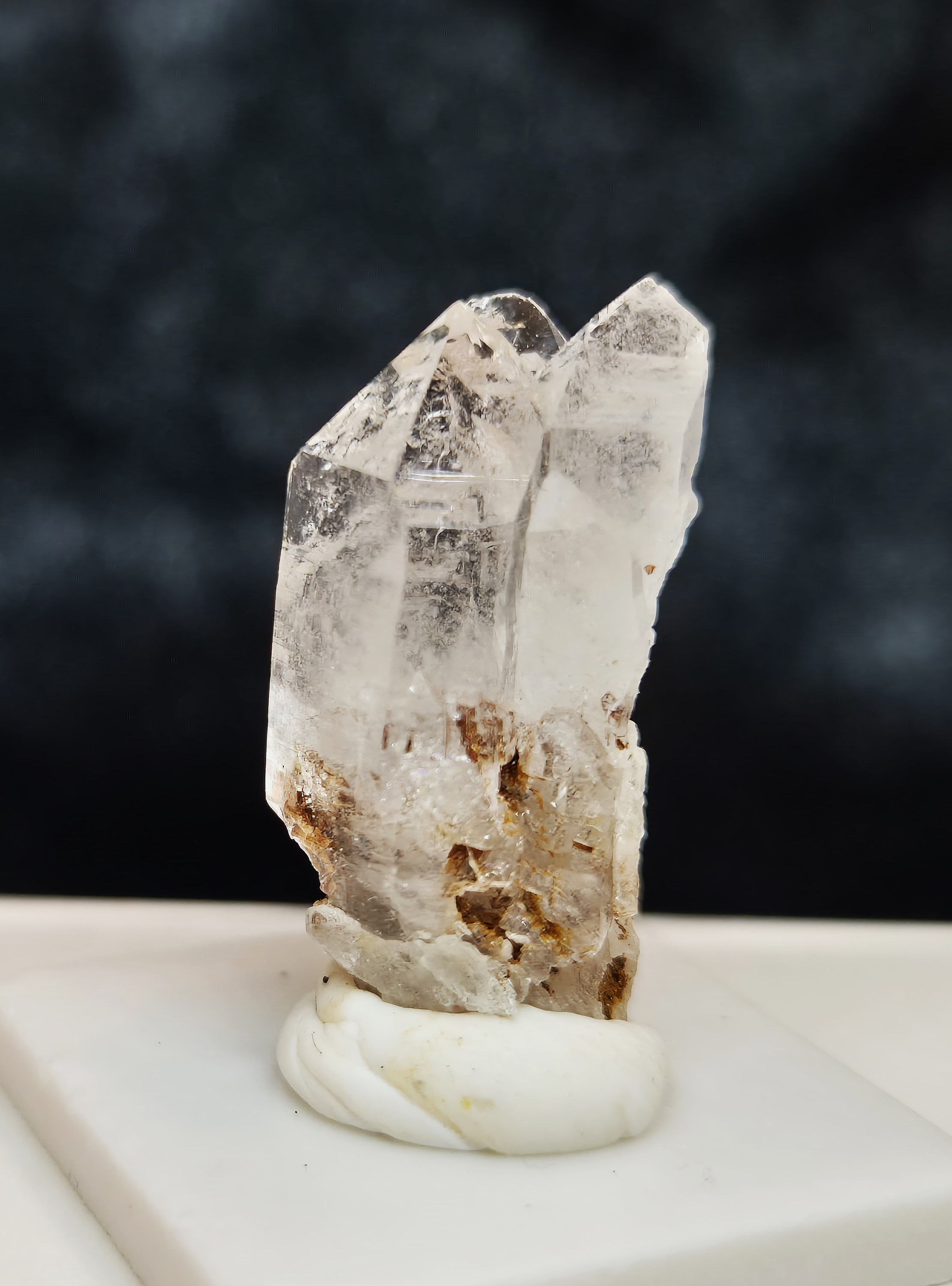 Quartz et Sidérite, Isère ( 38 ), 2.2cm