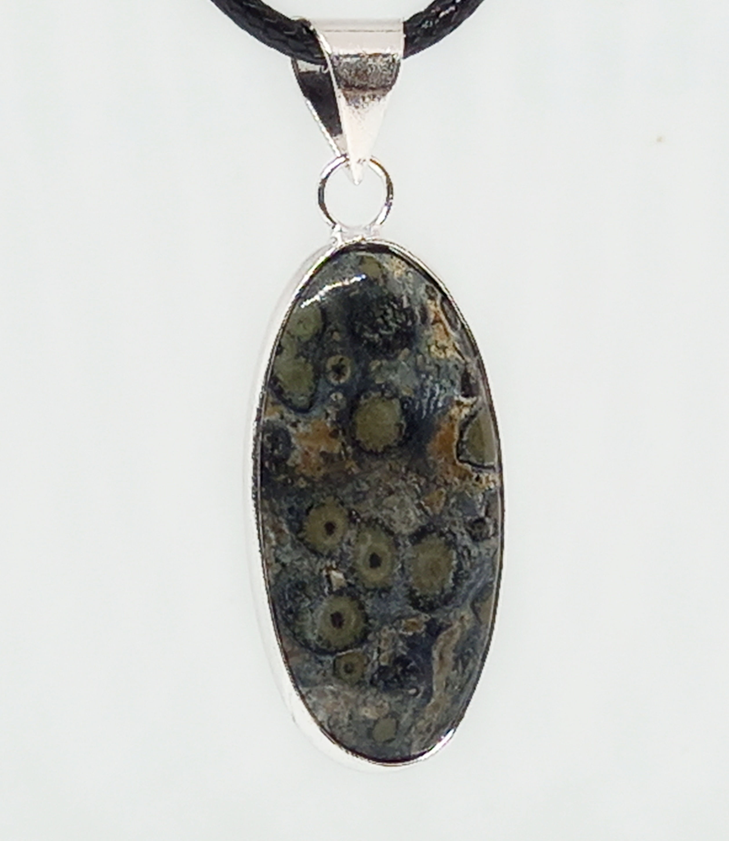 Jaspe Kambaba pendentif 5cm