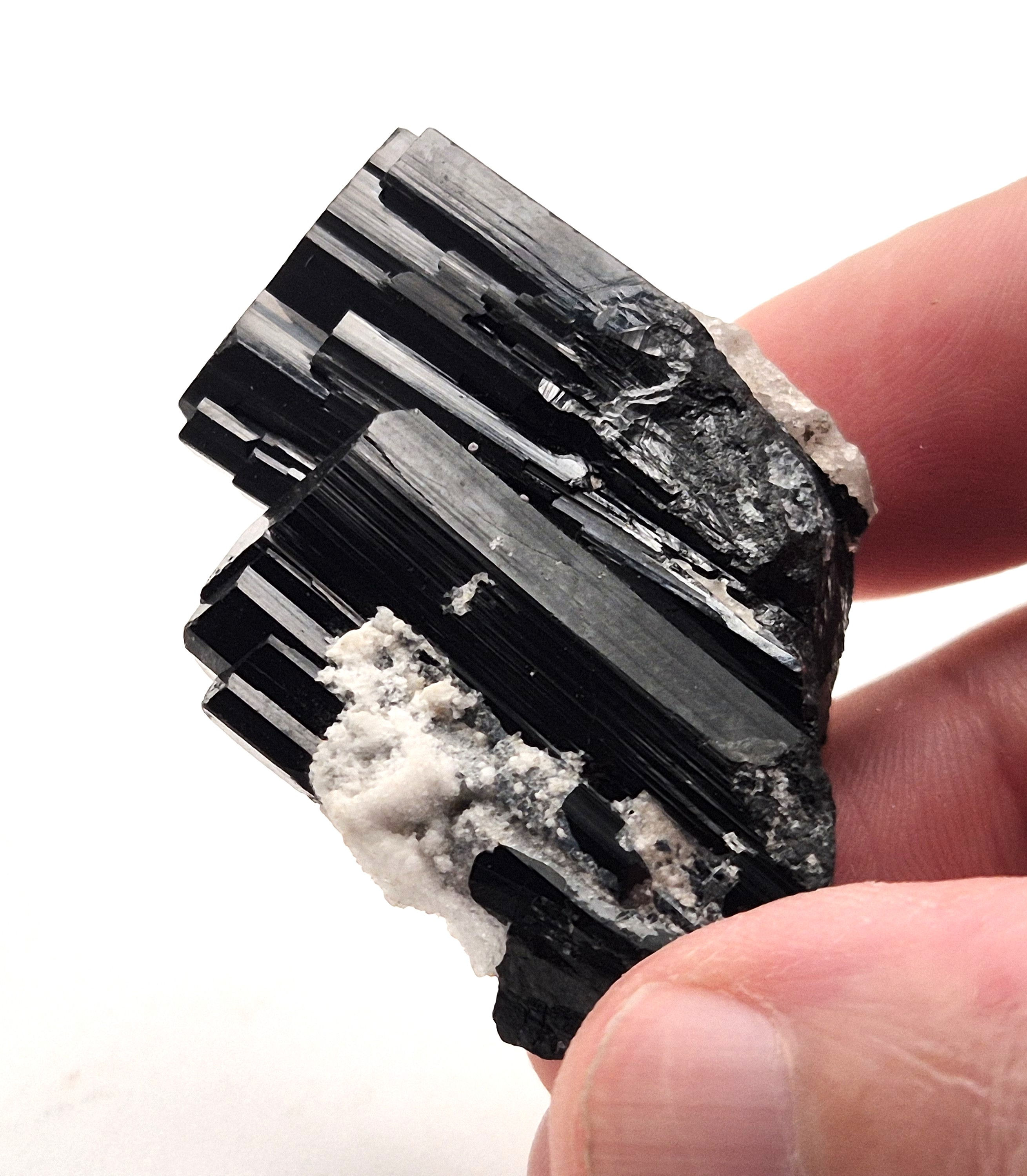 Tourmaline et Hyalite 5cm