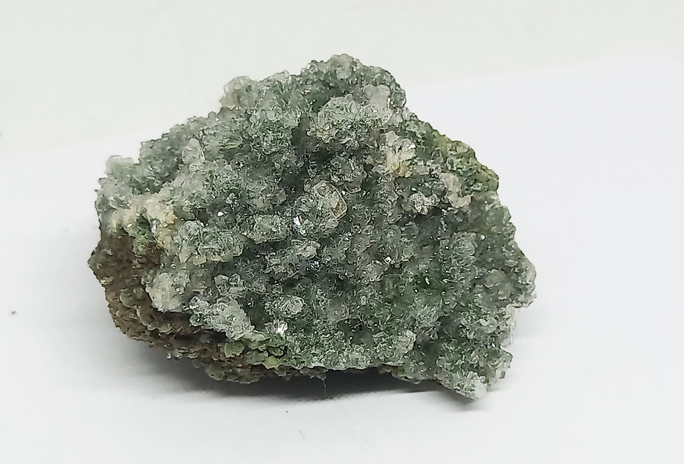 Apophyllite Heulandite à Céladonite 4.3cm
