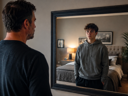 Teenage child direct reflection of parent