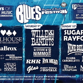 Bude Blues, Rhythm & Rock Festival Update 21/5/19