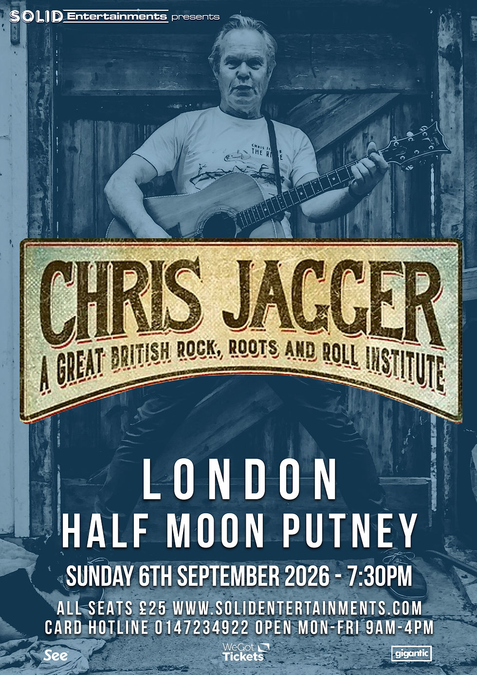 Chris Jagger london half moon putney
