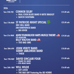 Tuesday Blues Rocks! 24/2/26