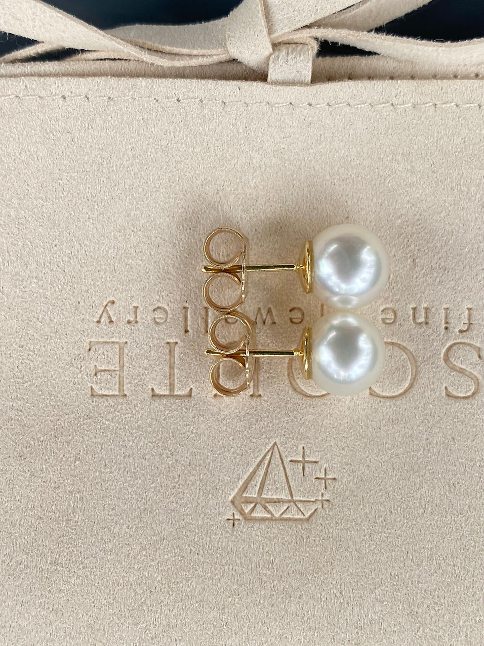Thumbnail: South Sea Pearl Stud Earrings