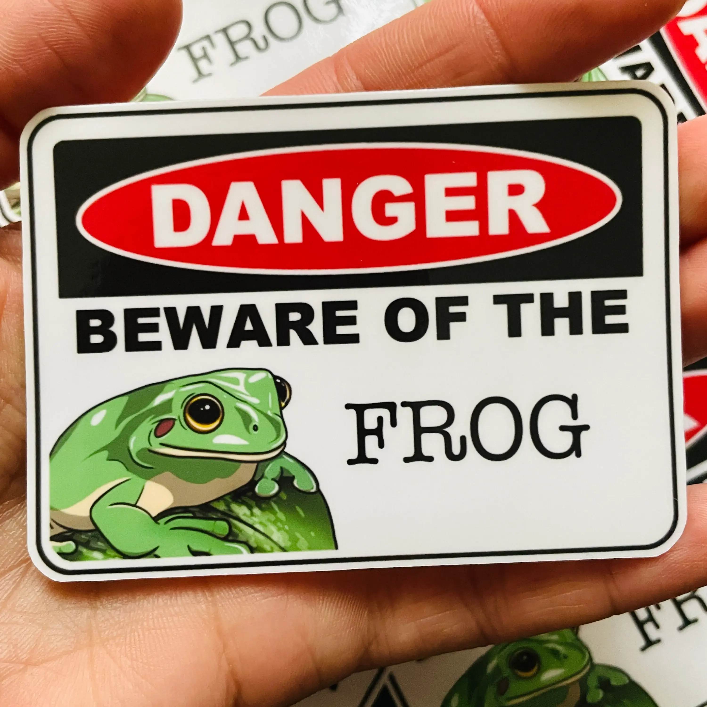DANGER BEWARE - FROG