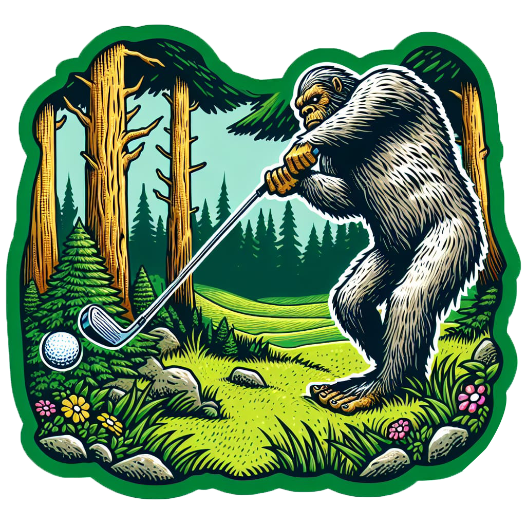 Golfing Sasquatch