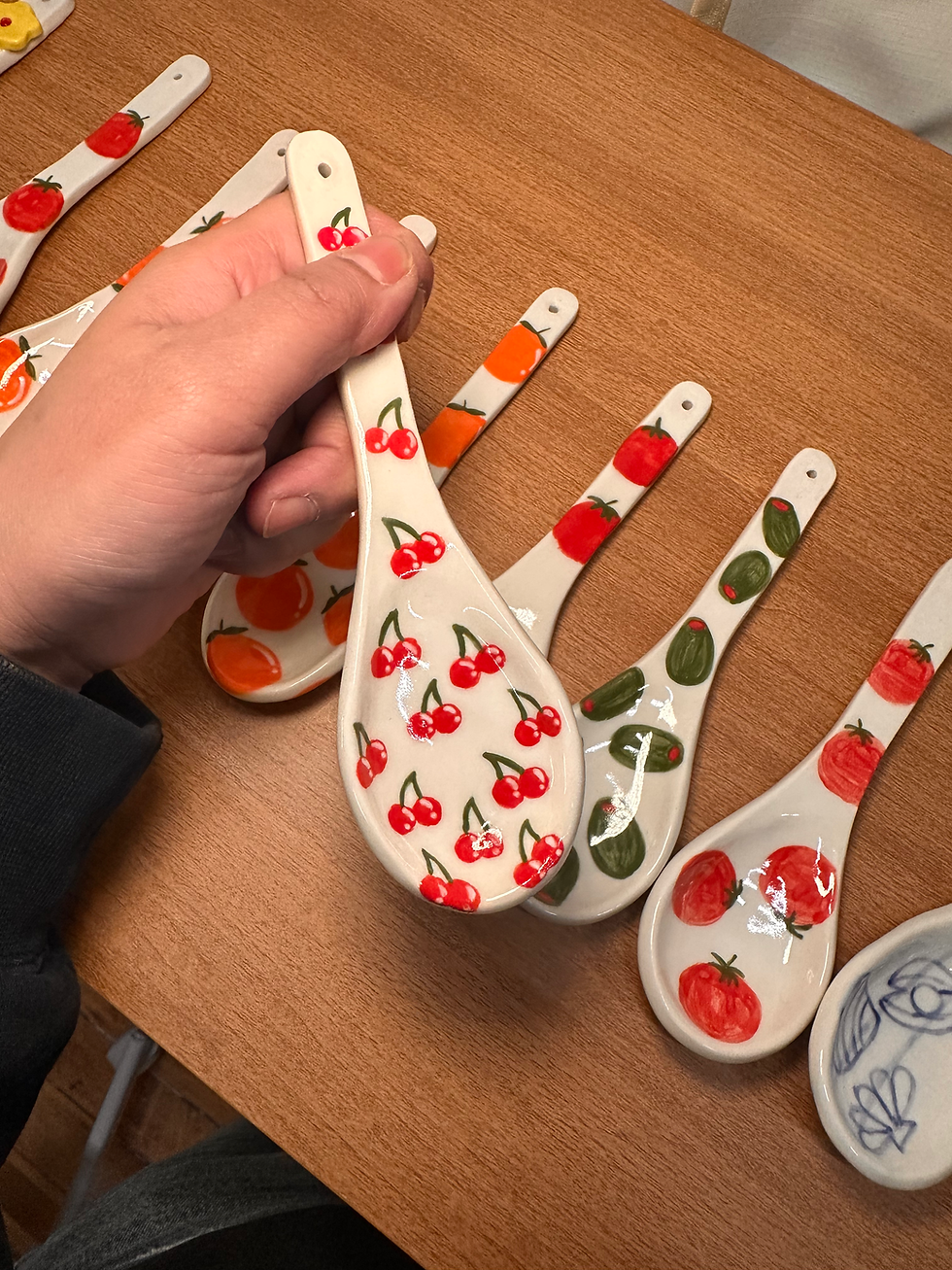Thumbnail: Cherry Ceramic Spoon