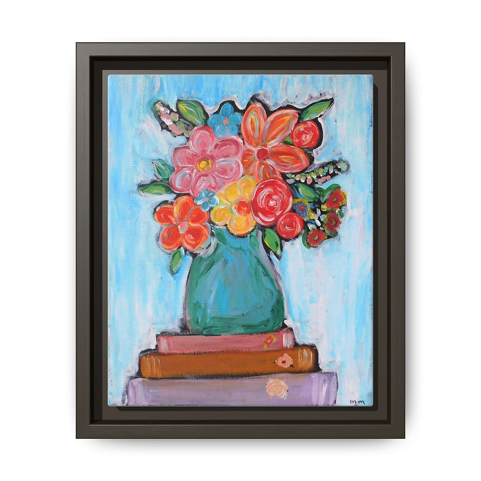 Thumbnail: Mary Jane's Flowers Framed Print