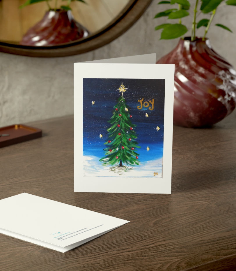 Thumbnail: Christmas Tree of Joy Holiday Card
