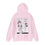 Thumbnail: PTP Plain Rosie the Riveter Hoodie back view shown in pink