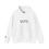 Thumbnail: VOTE Hoodie front view shown in white