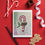 Thumbnail: Candy Cane 'Tis the Season Christmas Card in a holiday setting with treats all around