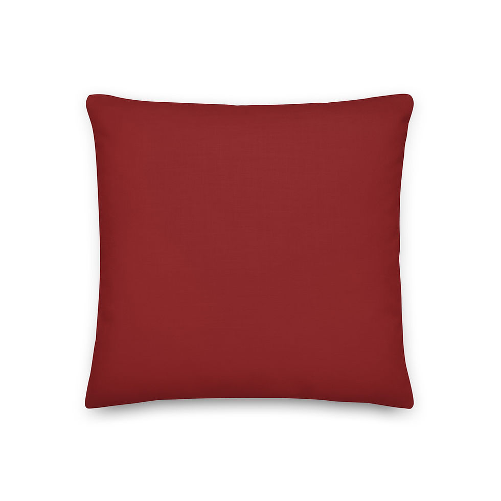 Thumbnail: Candy Cane 'Tis the Season Pillow red back view