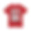 Thumbnail: PTP Plain Rosie the Riveter T-shirt back shown in red