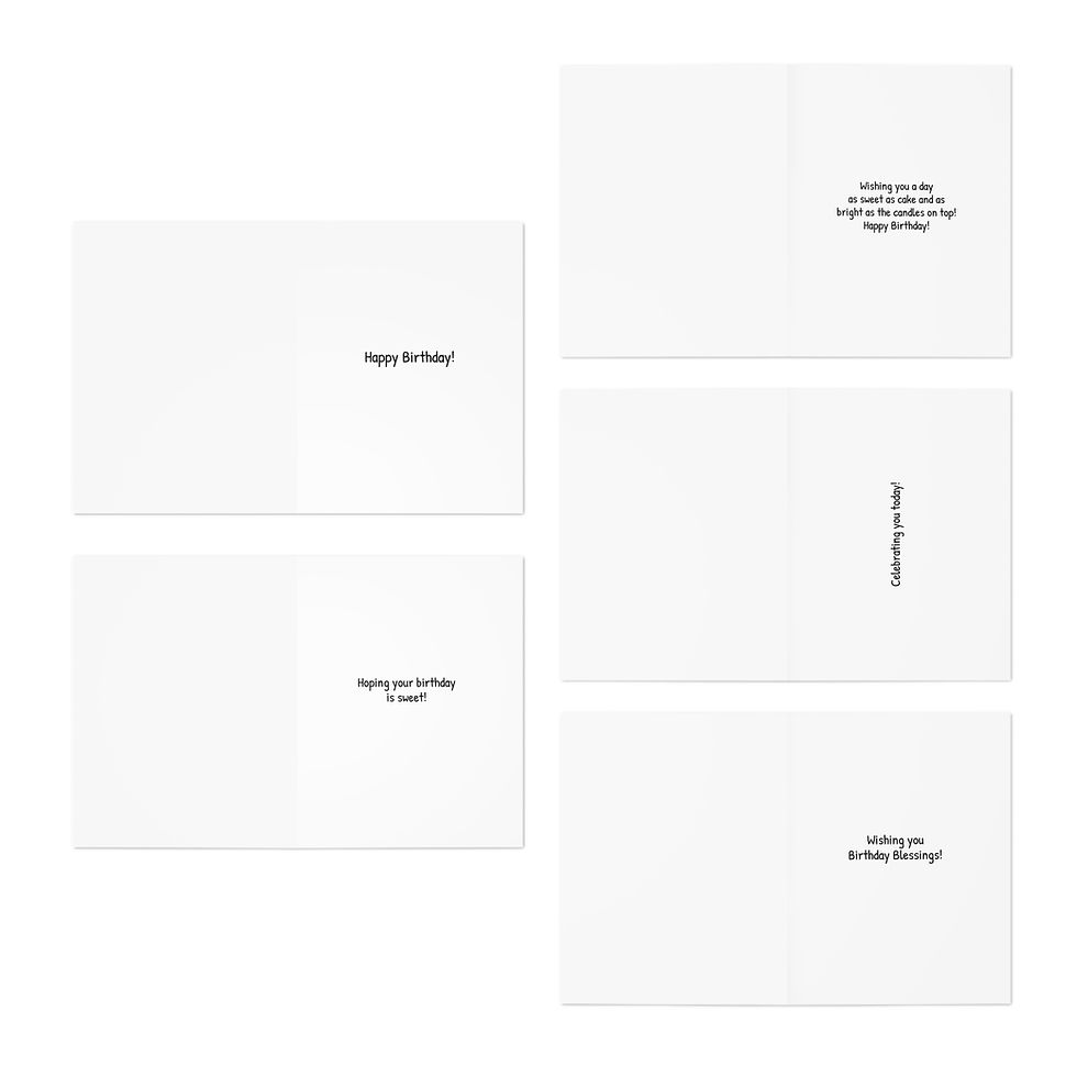 Thumbnail: Birthday Card Wishes Greeting Cards interior messages view