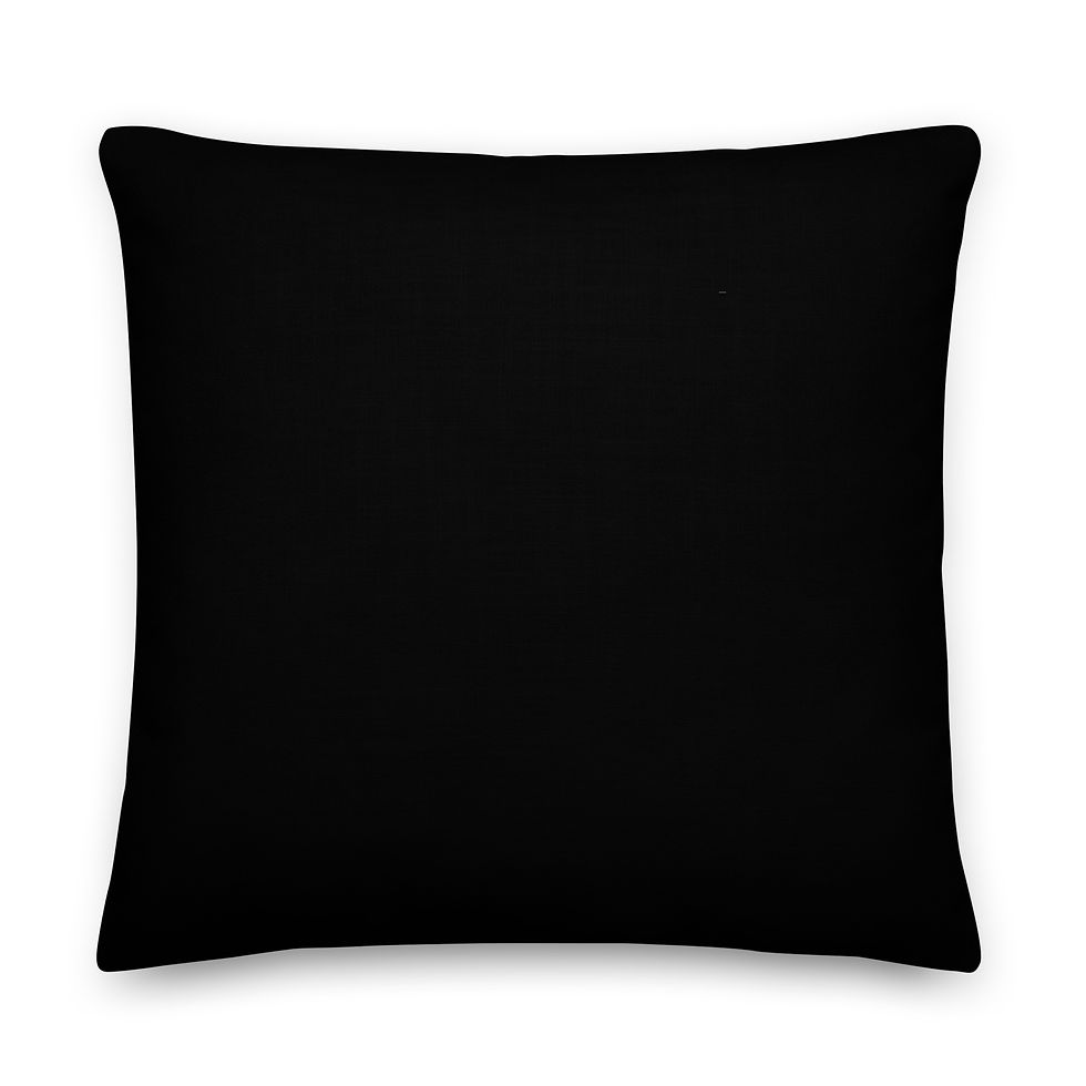 Thumbnail: Little Ghost Boo Pillow back view of the largerr sized pillow