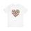 Thumbnail: Flower Heart T-shirt front view shown in white