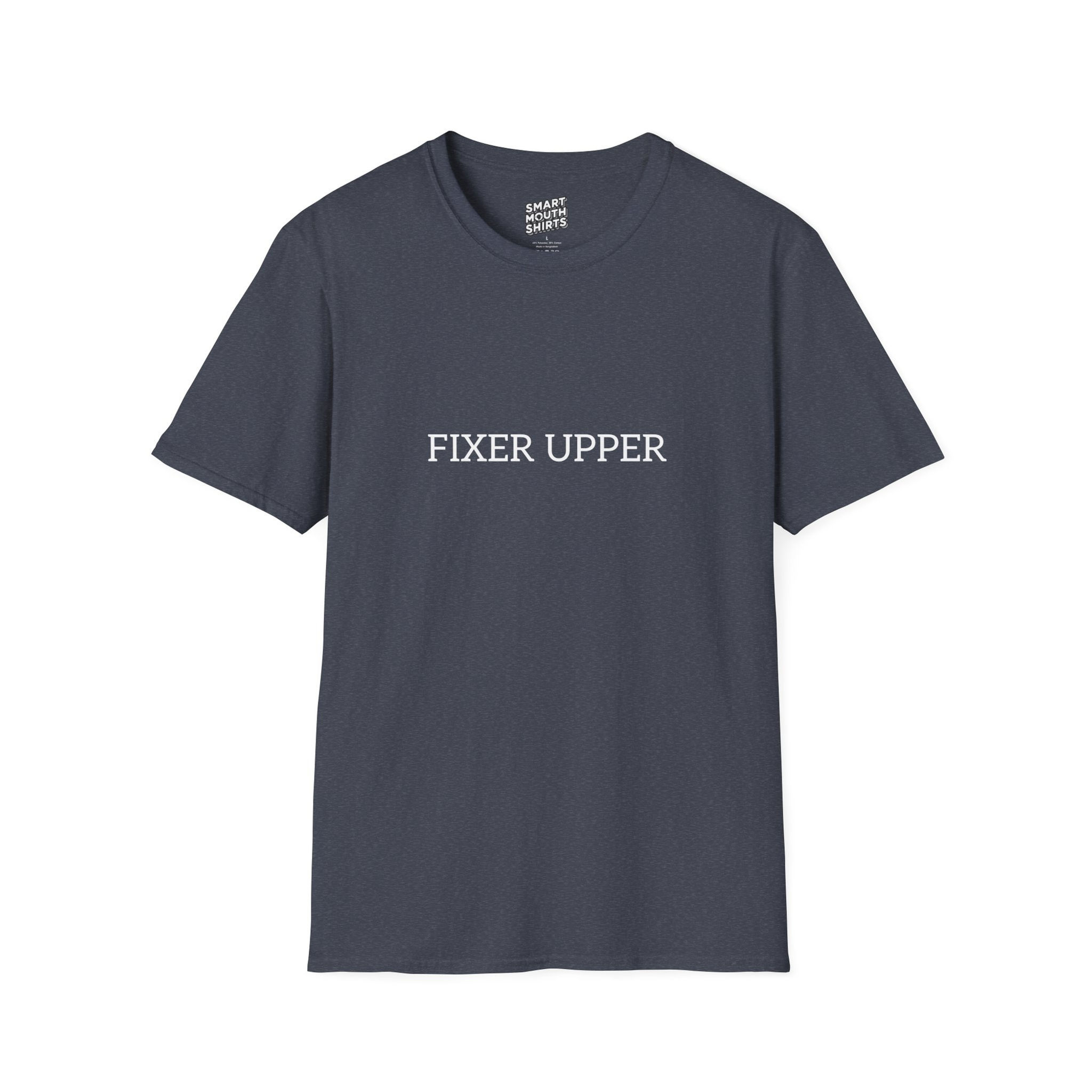 Fixer Upper T-Shirt front view shown in Navy Blue