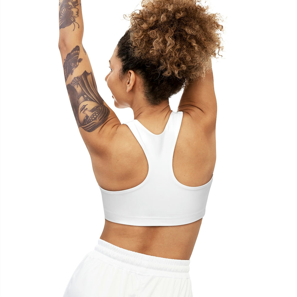 Thumbnail: Happy Sports Bra in White