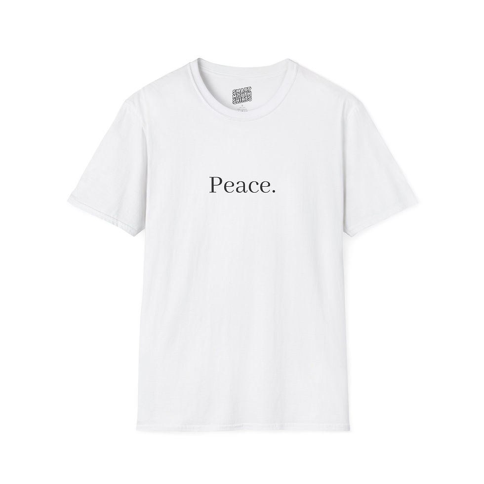 Thumbnail: Peace T-shirt shown in white