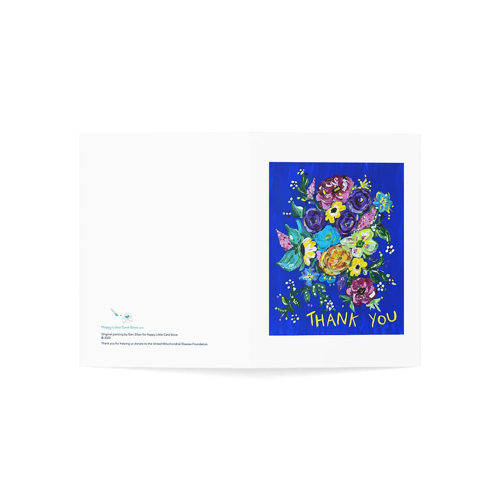Thumbnail: Thank You Flowers Sapphire Card
