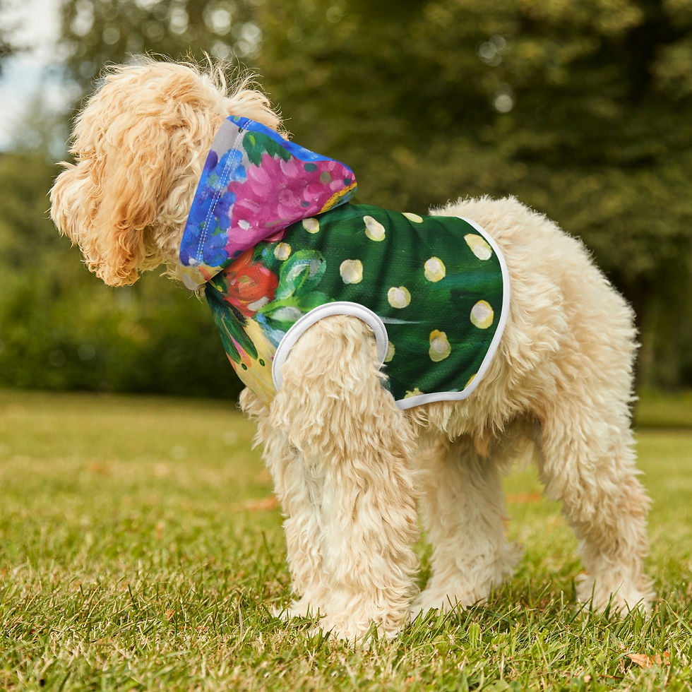Thumbnail: Irish Flowers Pet Hoodie