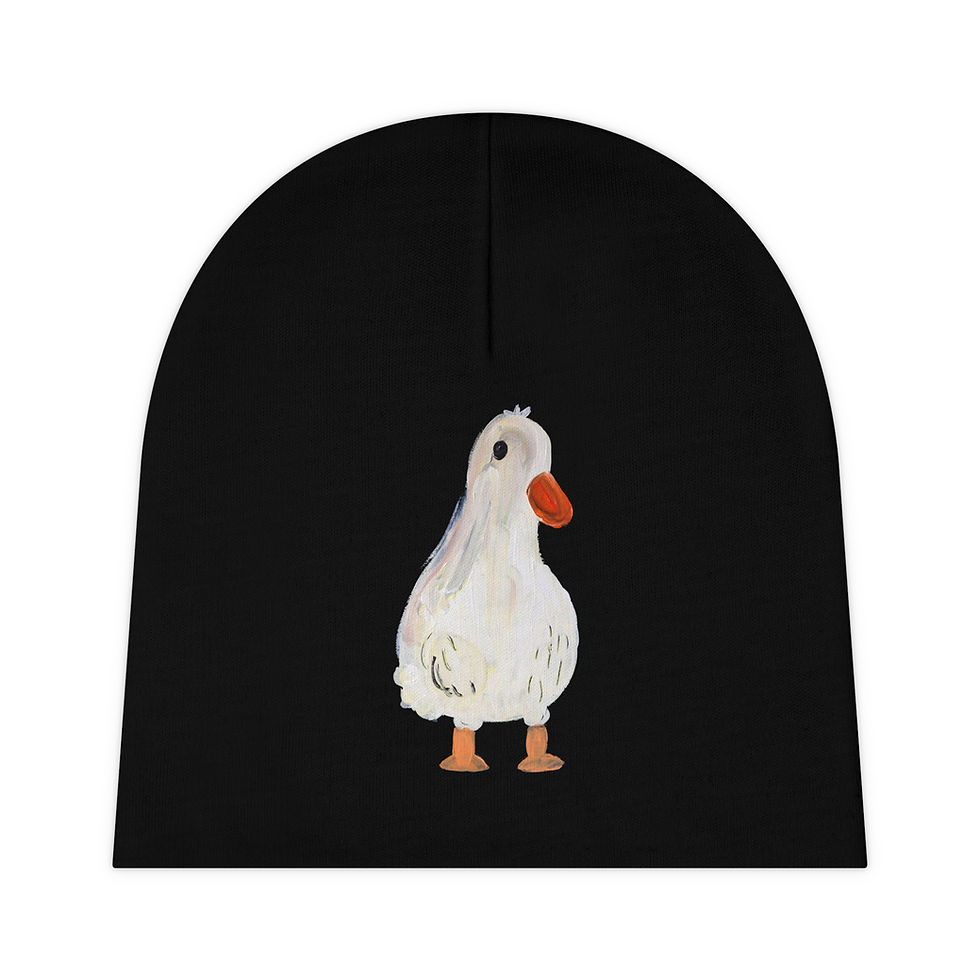 Happy Duck Baby Beanie