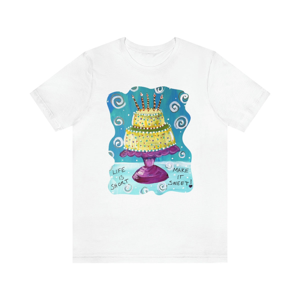 Happy Birthday Yellow Cake T-shirt