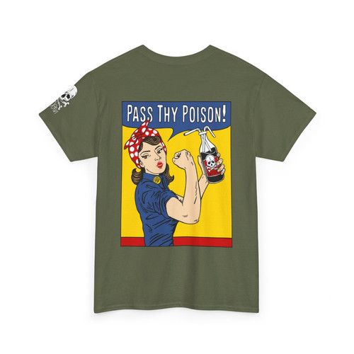 PTP Plain Rosie the Riveter Color T-shirt | Pass Thy Poison