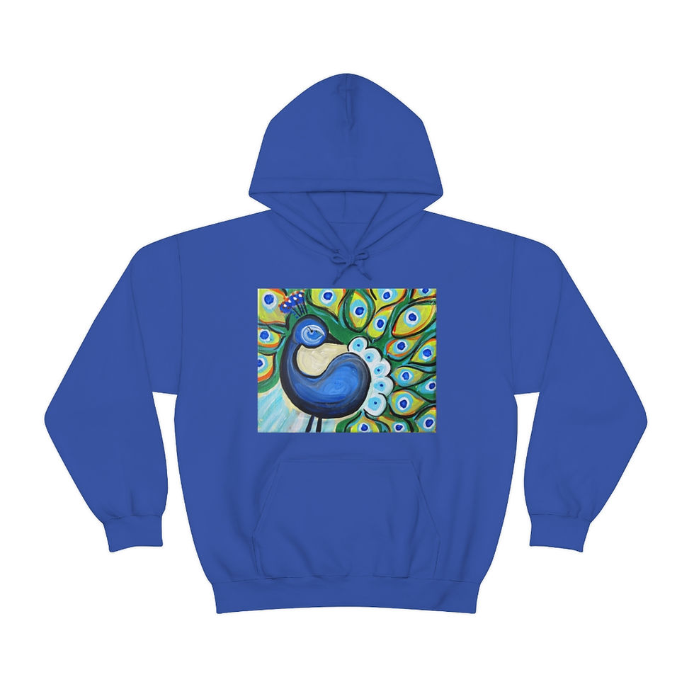 Thumbnail: Perky Peacock Hoodie