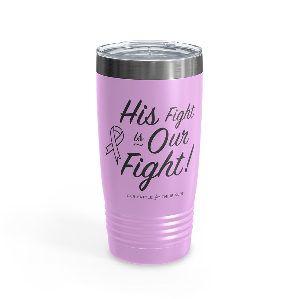 Thumbnail: His Fight is Our Fight Ribbon Tumbler