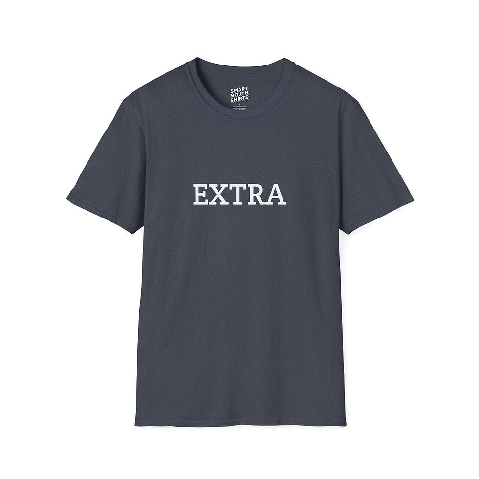 Thumbnail: Extra T-Shirt front view shown in Navy blue