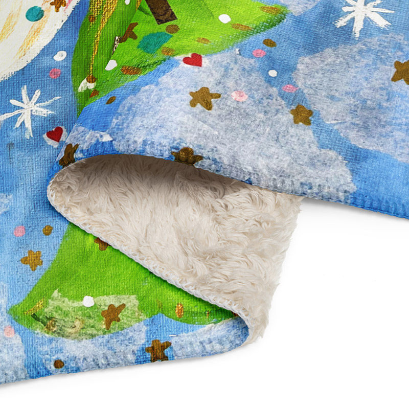 Thumbnail: Peace on Earth Sherpa Blanket