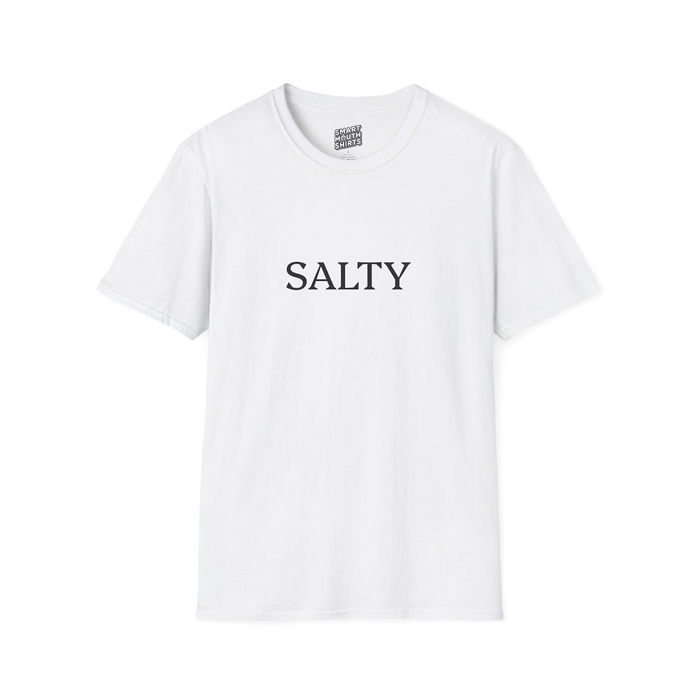 Thumbnail: Salty T-Shirt front view in white