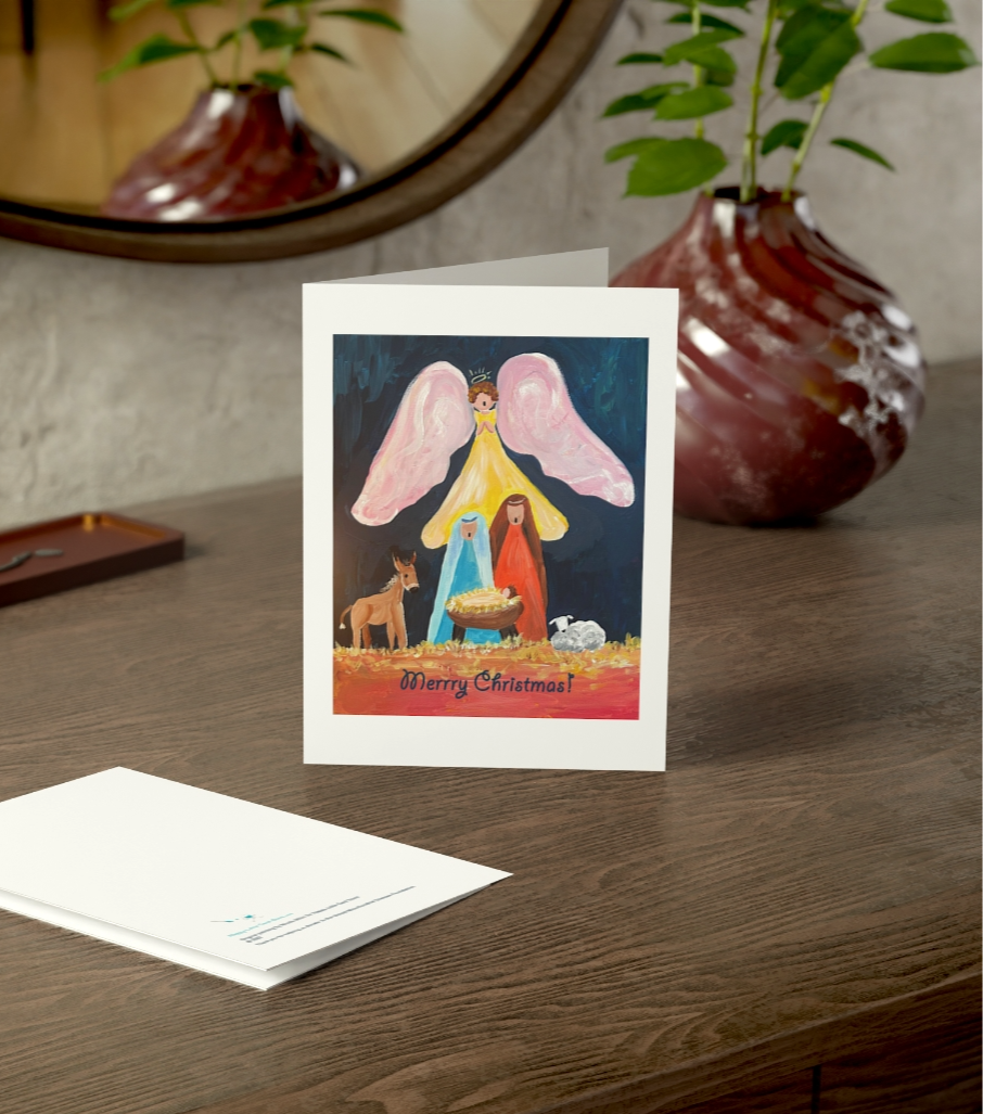 Thumbnail: Baby Jesus Nativity Christmas Card