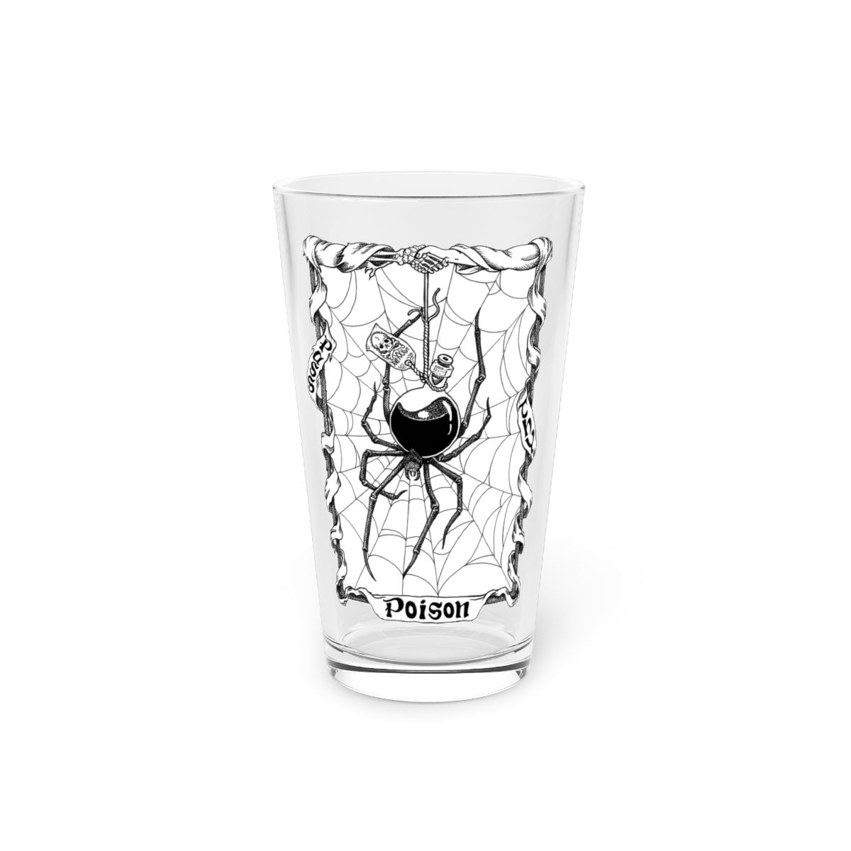 Pass Thy Poison Spider Pint Glass