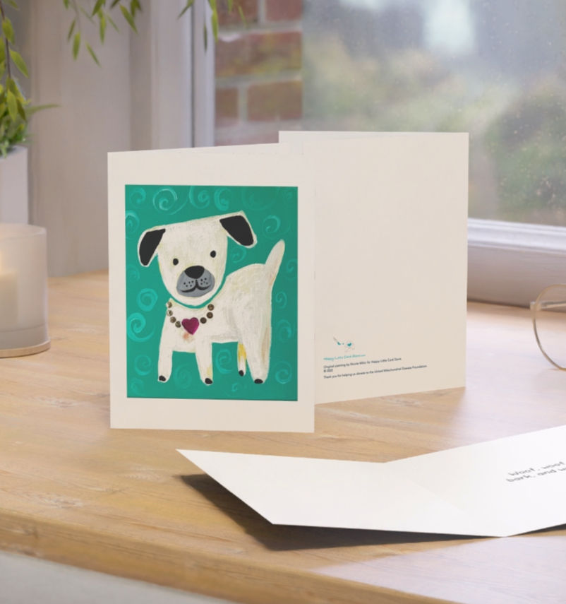 Thumbnail: Dog with Sparkle Necklace Card