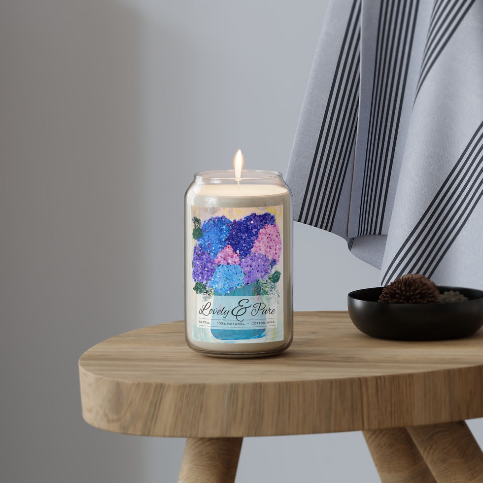 Thumbnail: Hydrangea Bouquet Lovely & Pure Scented Candles