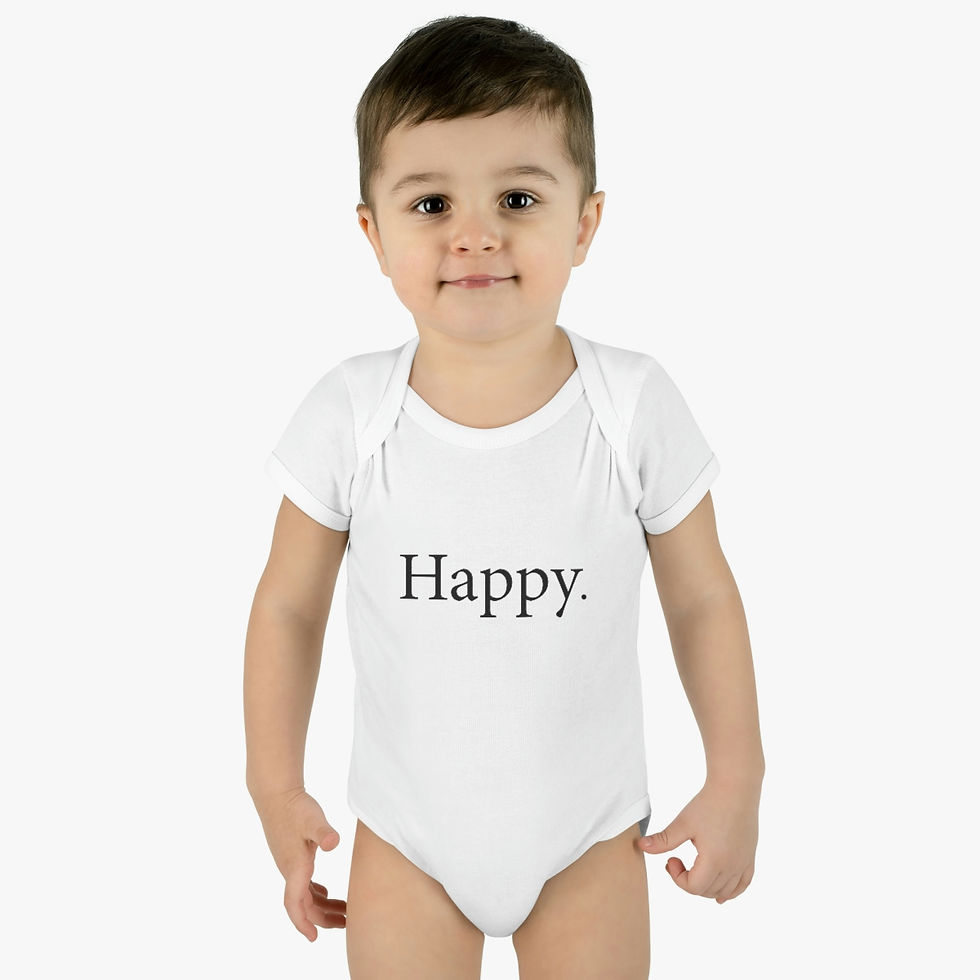 Thumbnail: Happy Baby Bodysuit, Baby Clothes, Infant Clothes, Fun Baby Clothes, Baby Gifts